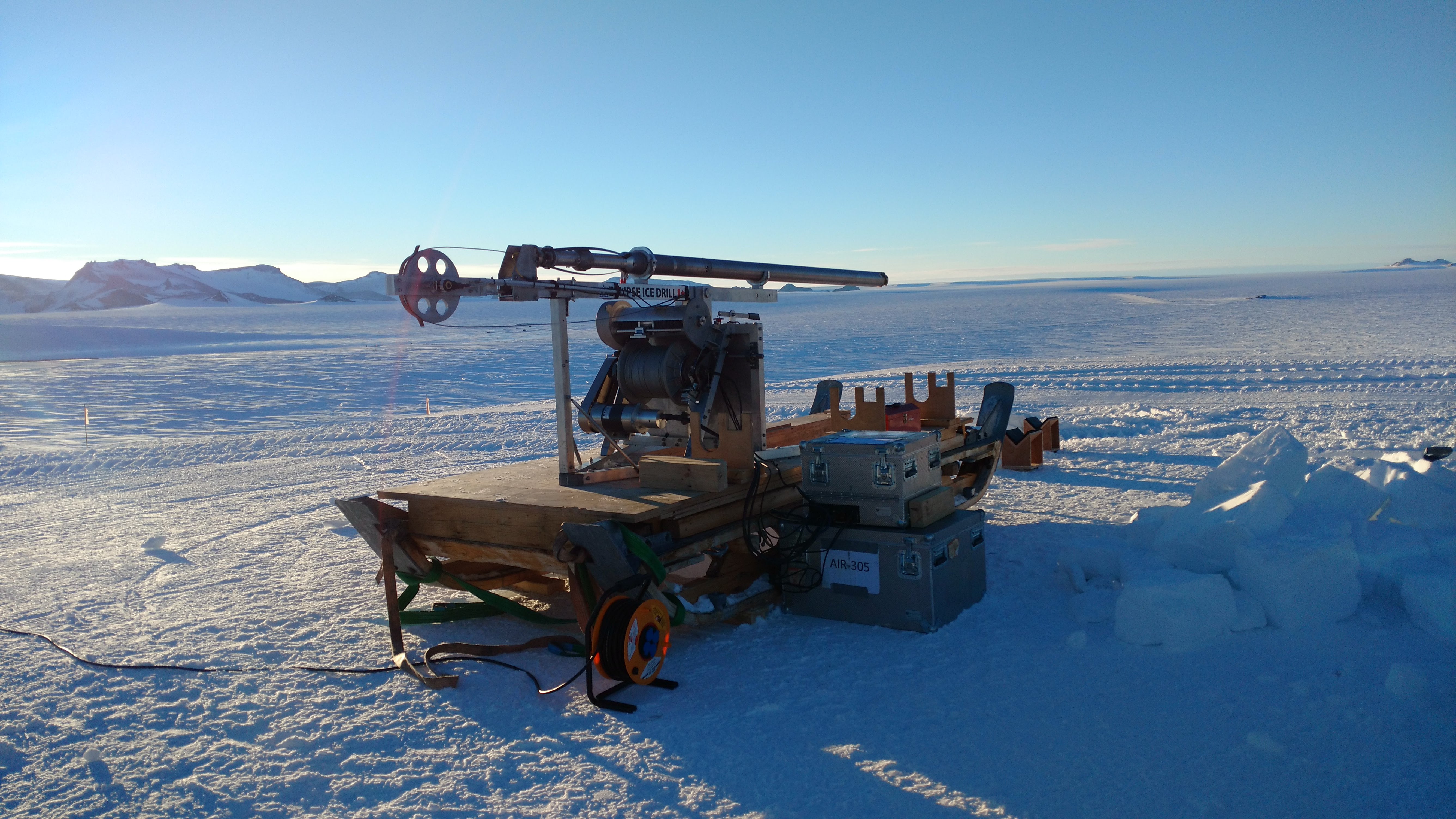 Landing in Antarctica