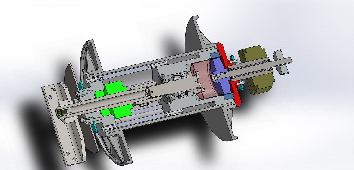 3D design of Drum assembly