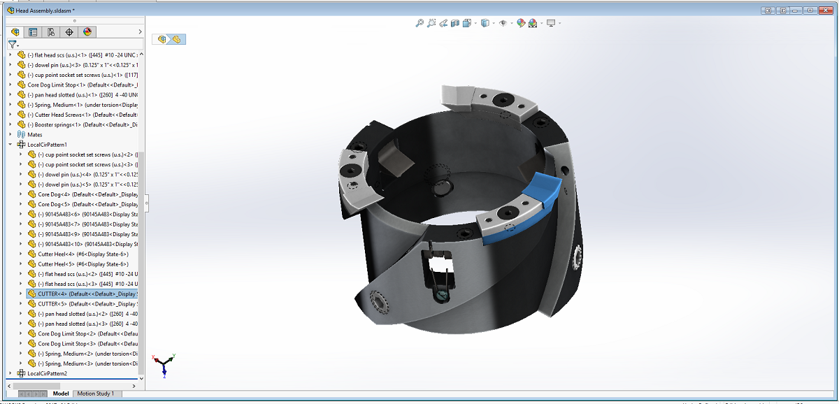 3D CAD designed part